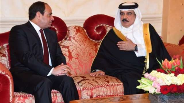 الرئيس عبدالفتاح السيسي و حمد بن عيسى آل خليفة، ملك البحرين