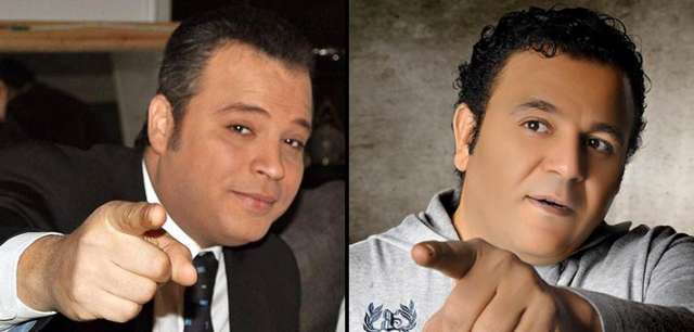 المطرب محمد فؤاد والفنان تامر عبد المنعم