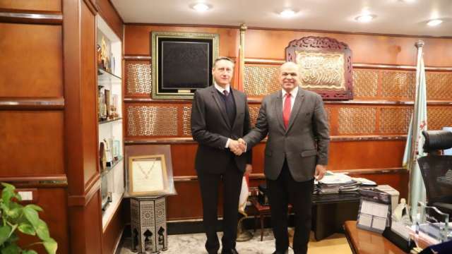 وزير القوى العاملة يلتقي السفير الألماني بالقاهرة