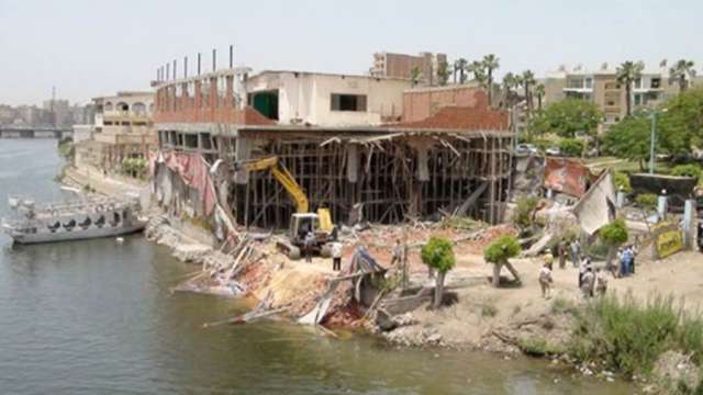 تعديات على حرم النيل بالعياط
