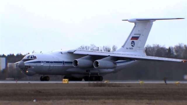 طائرة مساعدات طبية روسية تتوجه للولايات المتحدة