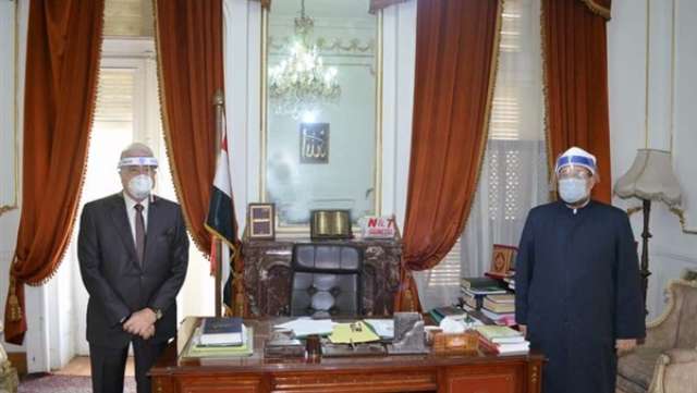 وزير الأوقاف مع محافظ جنوب سيناء