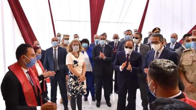 افتتاح الرئيس السيسي لقصر البارون