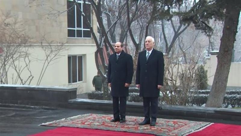 السيسي يختتم الزيارات الخارجية بلقاءات مع رئيس أرمينيا