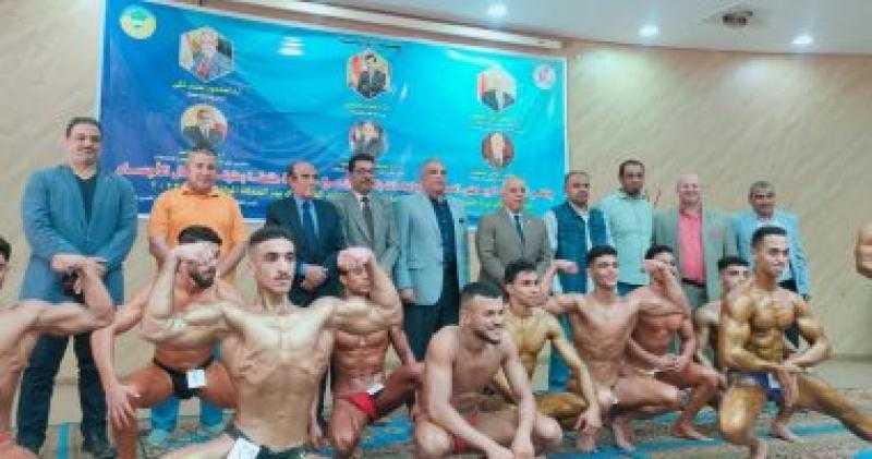 جامعة طنطا تفوز بكأس بطولة كمال الأجسام بدورة الشهيد الرفاعى