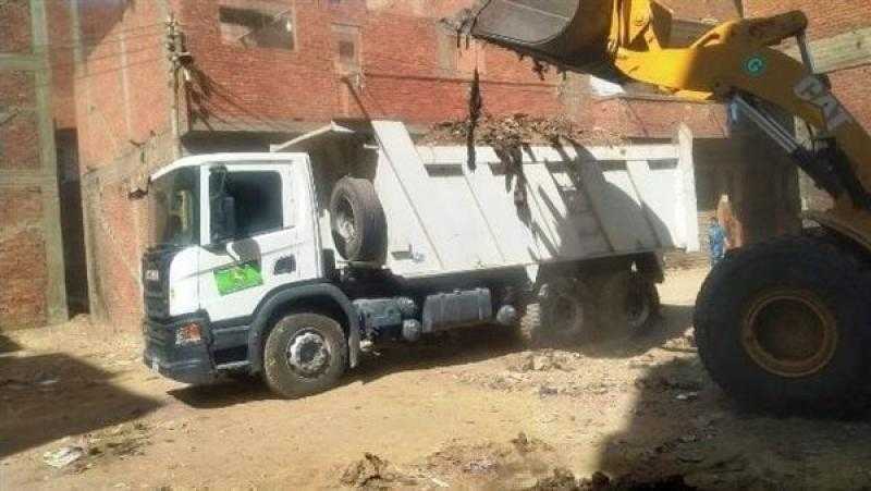 رفع 18900 طن قمامة ومخلفات مباني بنطاق الشرقية خلال مايو