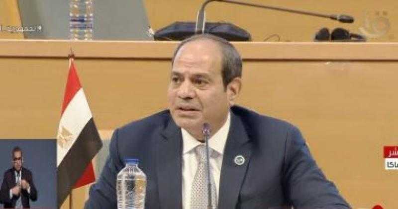 الرئيس السيسى يعلن ترشح مصر لعضوية مجلس السلم والأمن الإفريقى 2024-2026