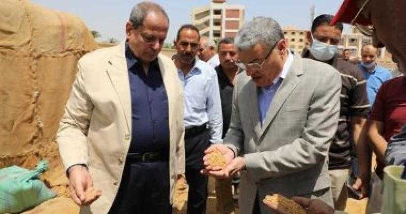 شون وصوامع المنيا تستقبل 452 ألف طن من محصول القمح بجميع المراكز