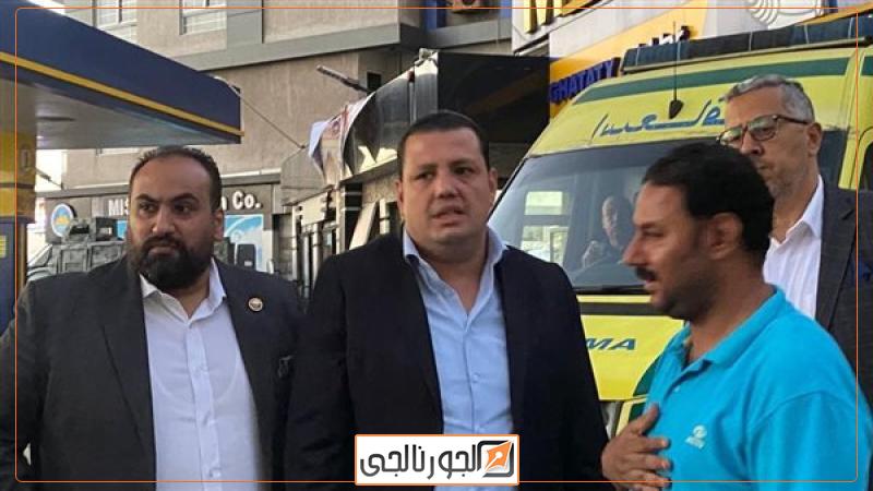مساعدات عاجلة للمتضررين في حادث سيدي بشر المنهار