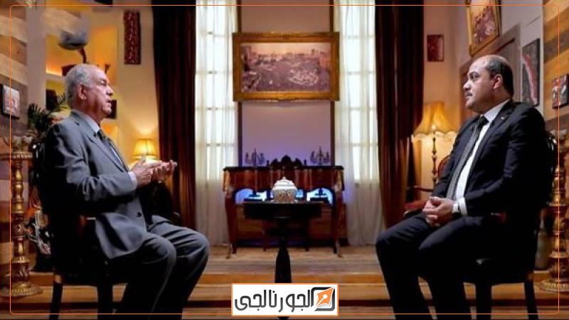أحمد بهاء الدين شعبان مع الدكتور محمد الباز