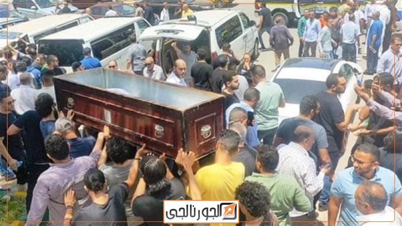 جنازة الفنان أحمد قنديل