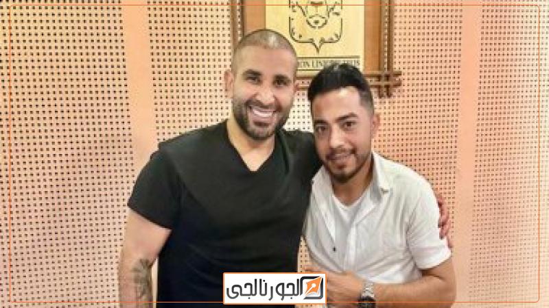 أحمد سعد والملحن خالد سلطان