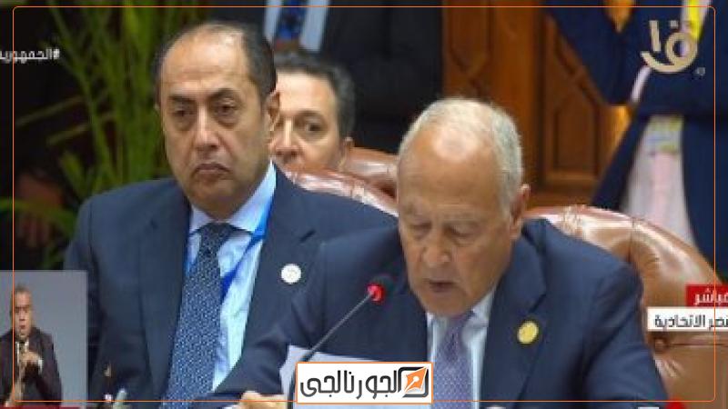 أحمد أبو الغيط الأمين العام لجامعة الدول العربية