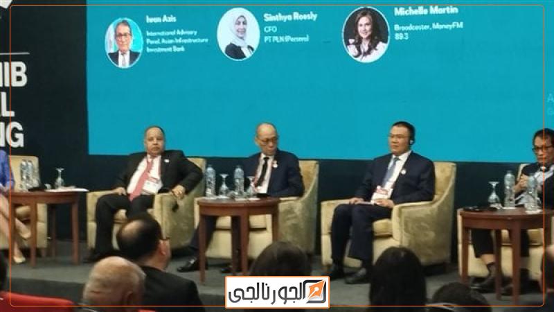 د. محمد معيط خلال اليوم الأول لاجتماعات البنك بشرم الشيخ