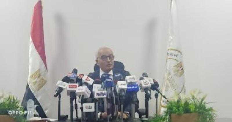 وزير التعليم: نسبة التظلمات على نتيجة الثانوية العامة لا تتعدى أصابع اليد