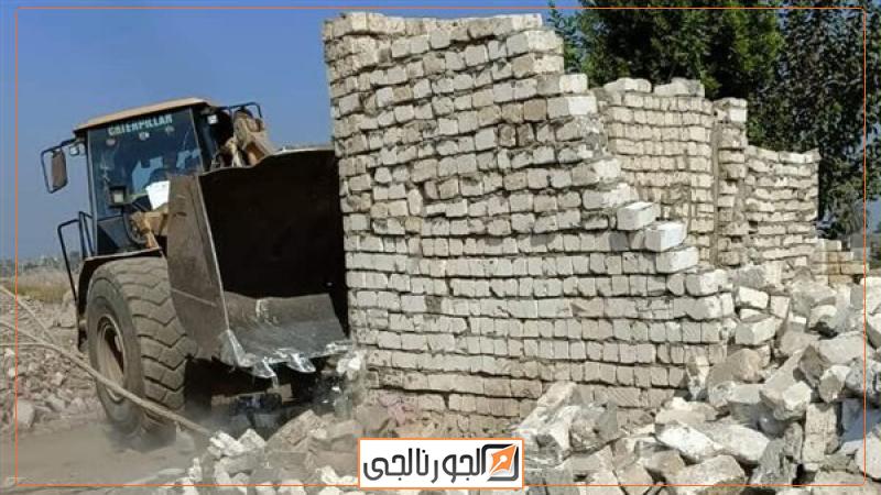 محافظات  حملات ازالة تعديات بالمنيا