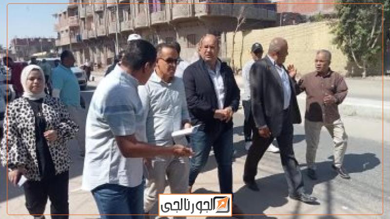 نائب محافظ الجيزة يوجه بتسريع وتيرة العمل بمشروع محور ناهيا بولاق