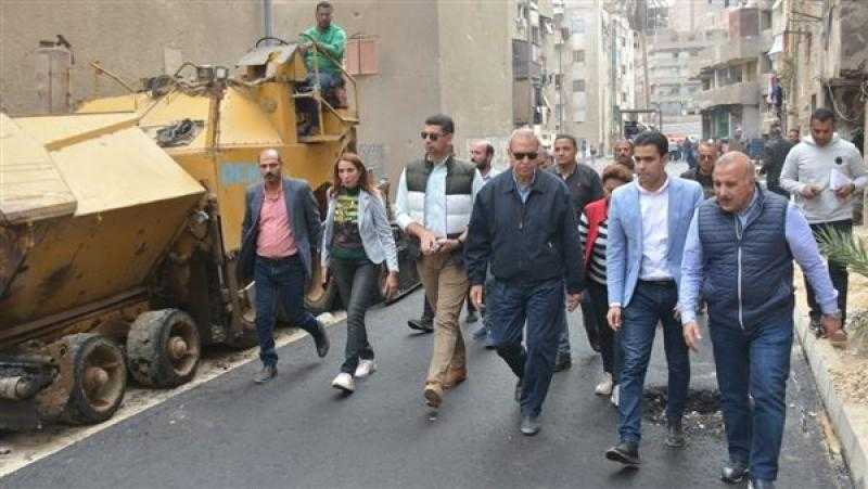 محافظ القليوبية يتفقد أعمال رصف مساكن بهتيم إسكو بتكلفة 8.5 مليون جنيه