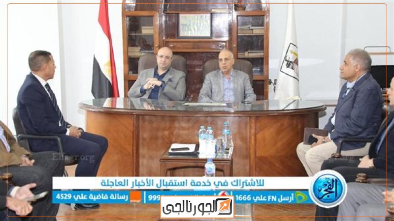 محافظ بني سويف ووزير الري