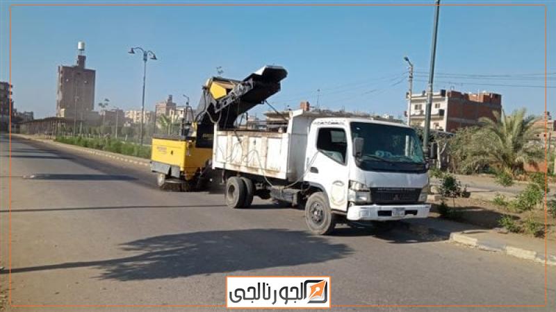رفع تجمعات القمامة