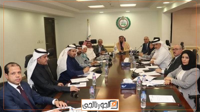 جانب من اجتماع لجنة فلسطين بالبرلمان العربي