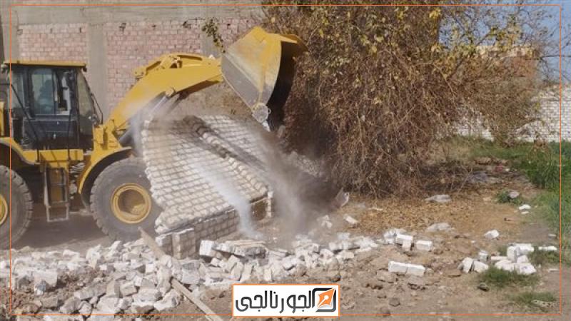 حملة إزالة بأسيوط