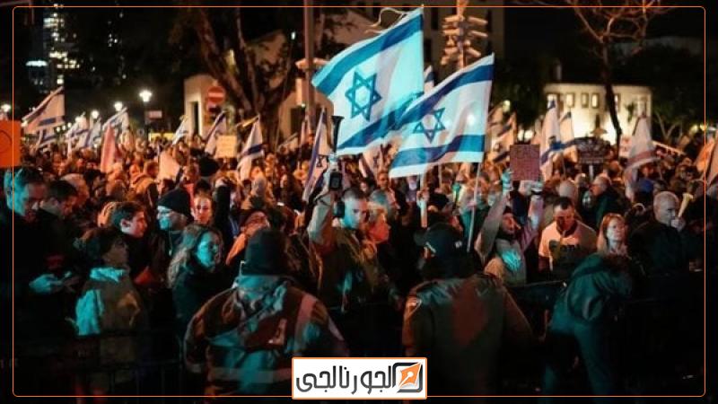 تظاهرات ضد نتنياهو