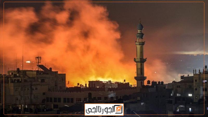 قصف غزة