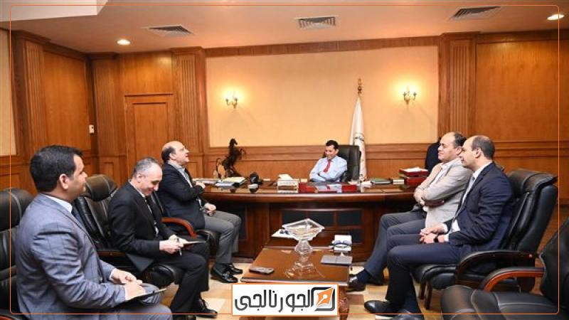جانب من اللقاء بوزارة الشباب والرياضة