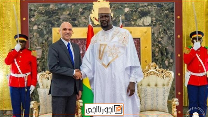 السفير المصري في كوناكري يقدم أوراق اعتماده لرئيس غينيا