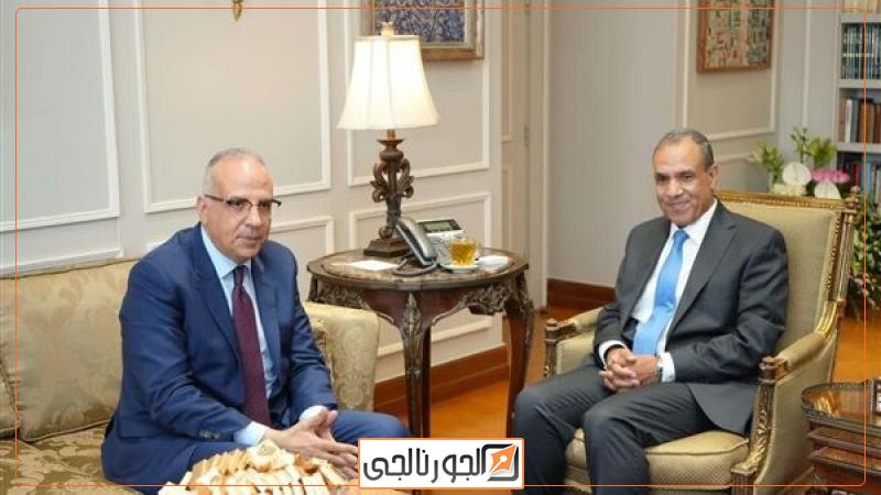 وزيرة الخارجية يلتقي وزير الري