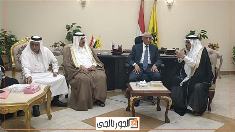 محافظ شمال سيناء والشيخ عبدالله ابوجهامة
