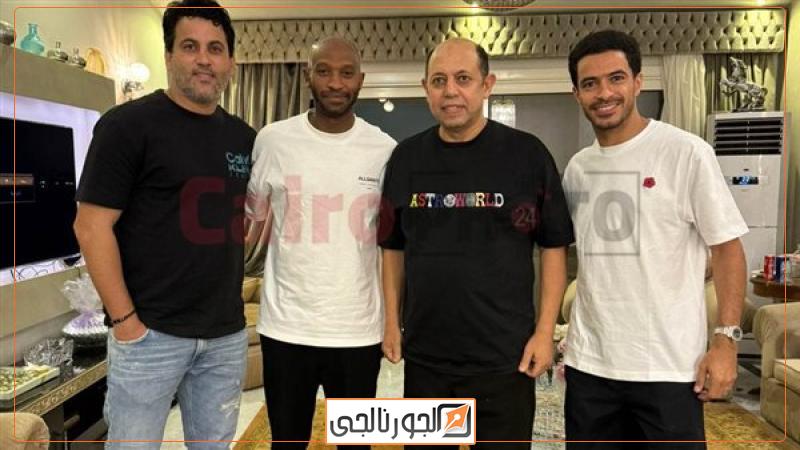 شيكابالا وعمر جابر في زيارة أحمد سليمان