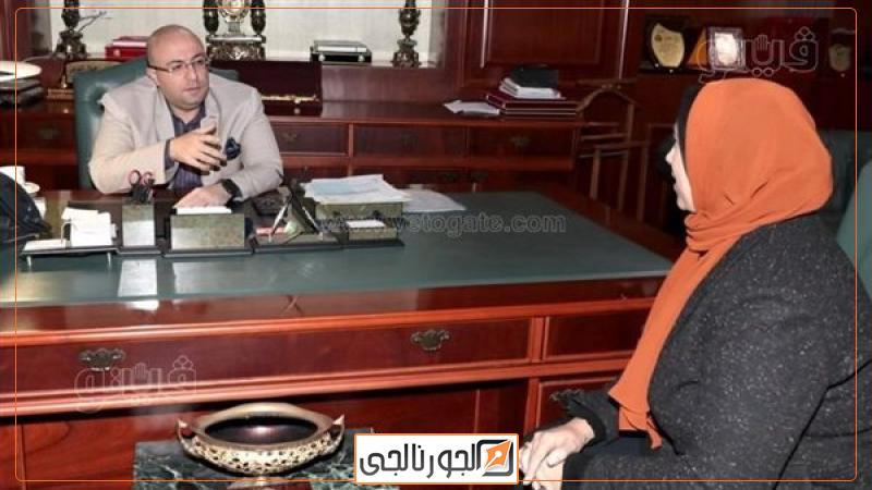 محافظ بني سويف ورئيس فرع القومي للمرأة