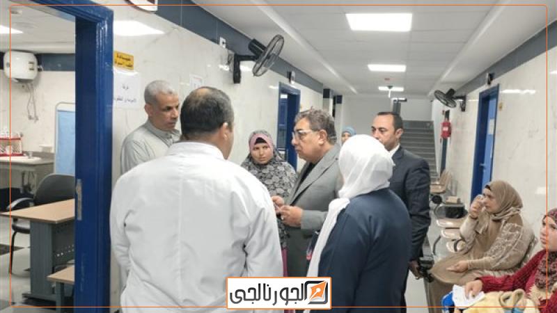 جانب من الزيارة المفاجئة