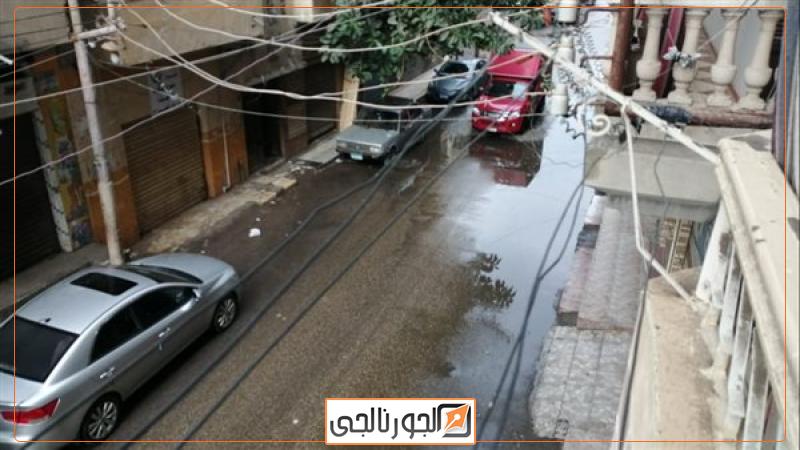 المياه أغرقت شوارع المنصورة