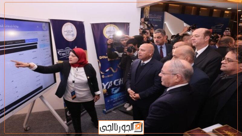 وزير النقل يفتتح معرض اليخوت