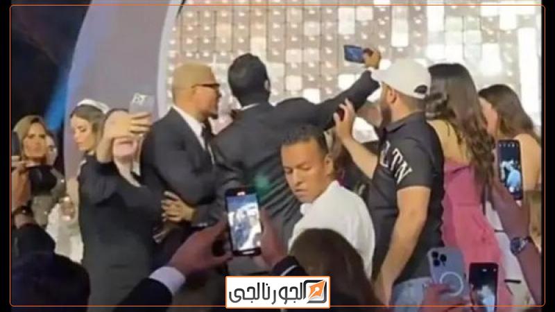 عمرو دياب والشاب المصفوع سعد أسامة