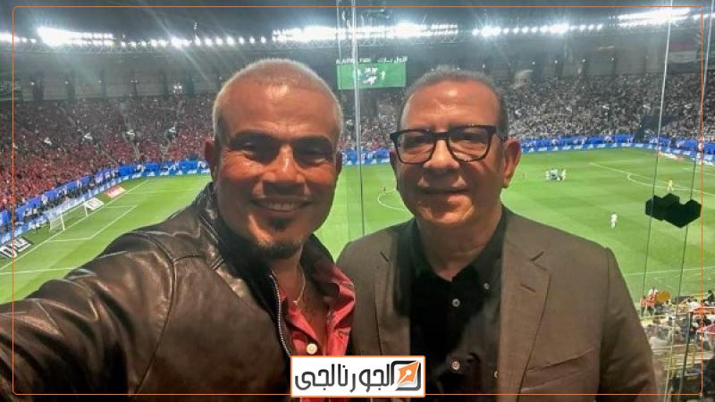 عمرو دياب ومحاميه أشرف عبد العزيز