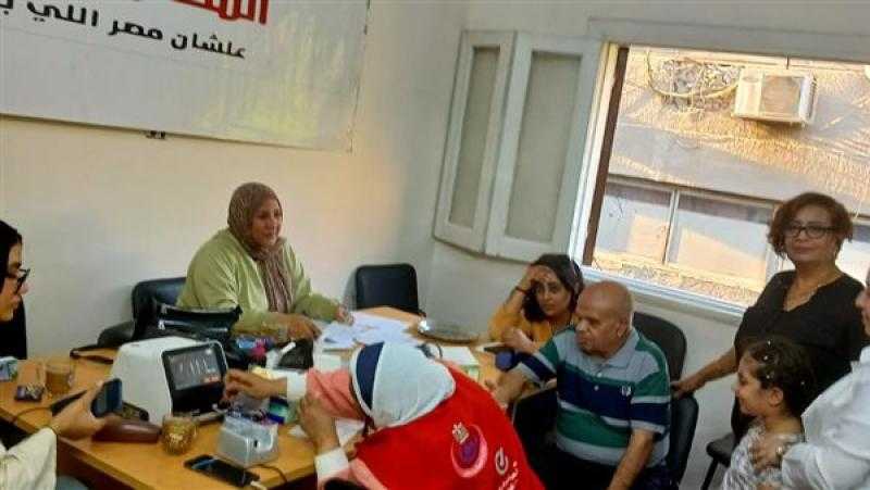 المصريين الأحرار  ينظم قافلة طبية شاملة لخدمة أهالي شمال القاهرة