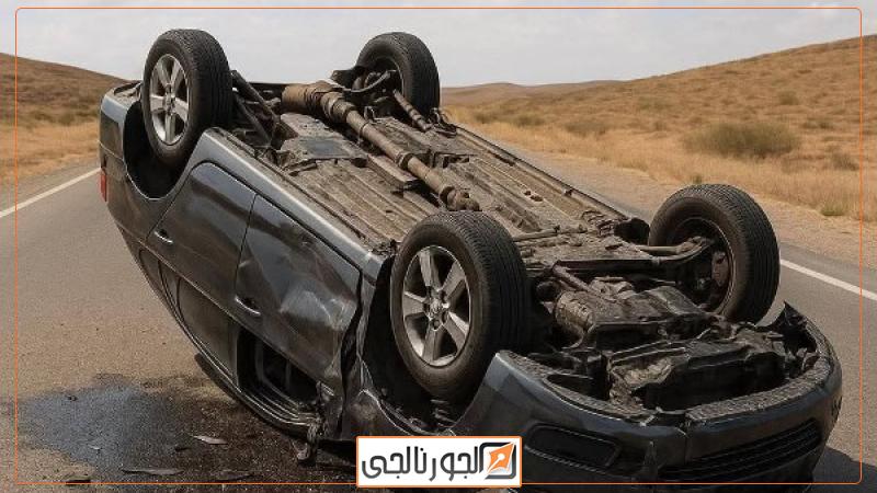 الحادث قبل مدينة  شرم الشيخ ب ٥٠ كيلو