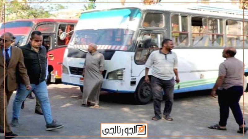 محافظ المنيا يتفقد مواقف السيارات - صورة أرشيفية
