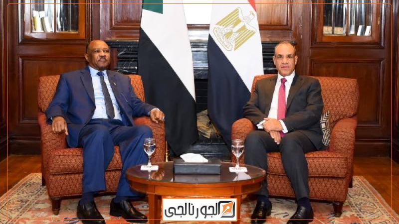 وزير الخارجية و نظيره السوداني