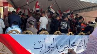 أعلام مصر ترفرف أمام لجان التصويت في الجيزة.. مشهد وطني يليق بالجمهورية الجديد