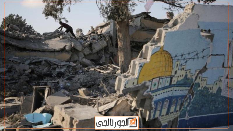 دمار في غزة جراء العدوان الإسرائيلي