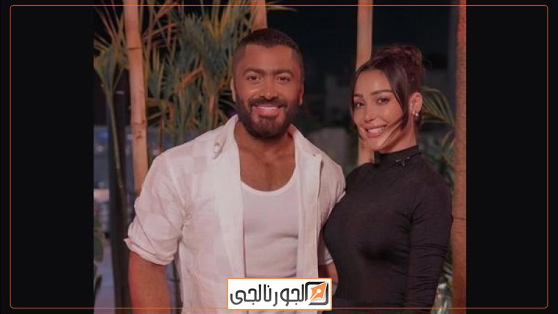 تامر حسني وبسمة بوسيل