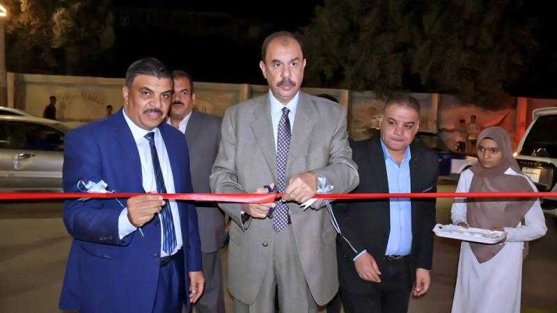 محافظ سوهاج يفتتح مشروع تطوير ورفع كفاءة كورنيش ترعة نجع حمادي بالمنشاة