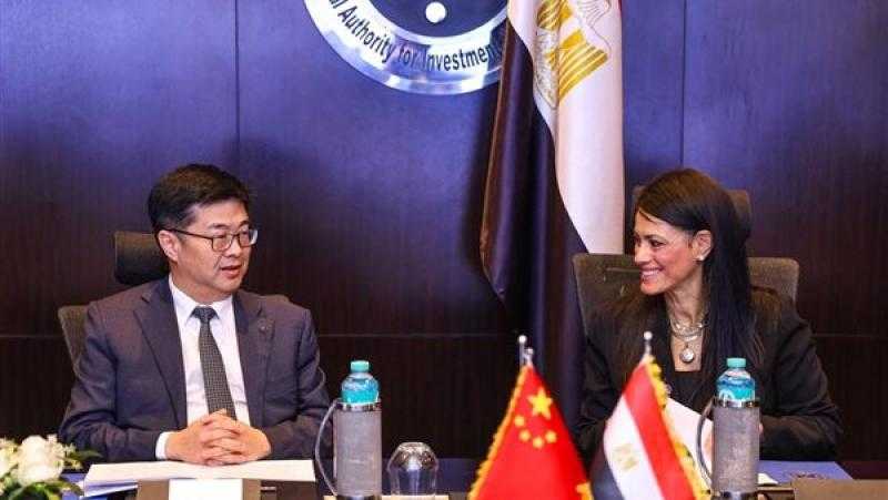 وزيرة التخطيط تبحث مع رئيس بنك التصدير والاستيراد الصيني سبل زيادة الاستثمارات