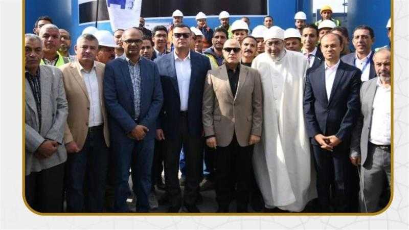 وزير الإسكان ومحافظ كفر الشيخ يفتتحان محطة مياه دقميرة