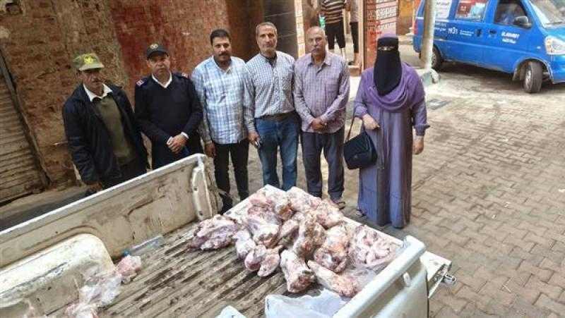 ” بيطري المنوفية ” : ضبط 2 طن لحوم ودواجن غير صالحة للاستهلاك الآدمي